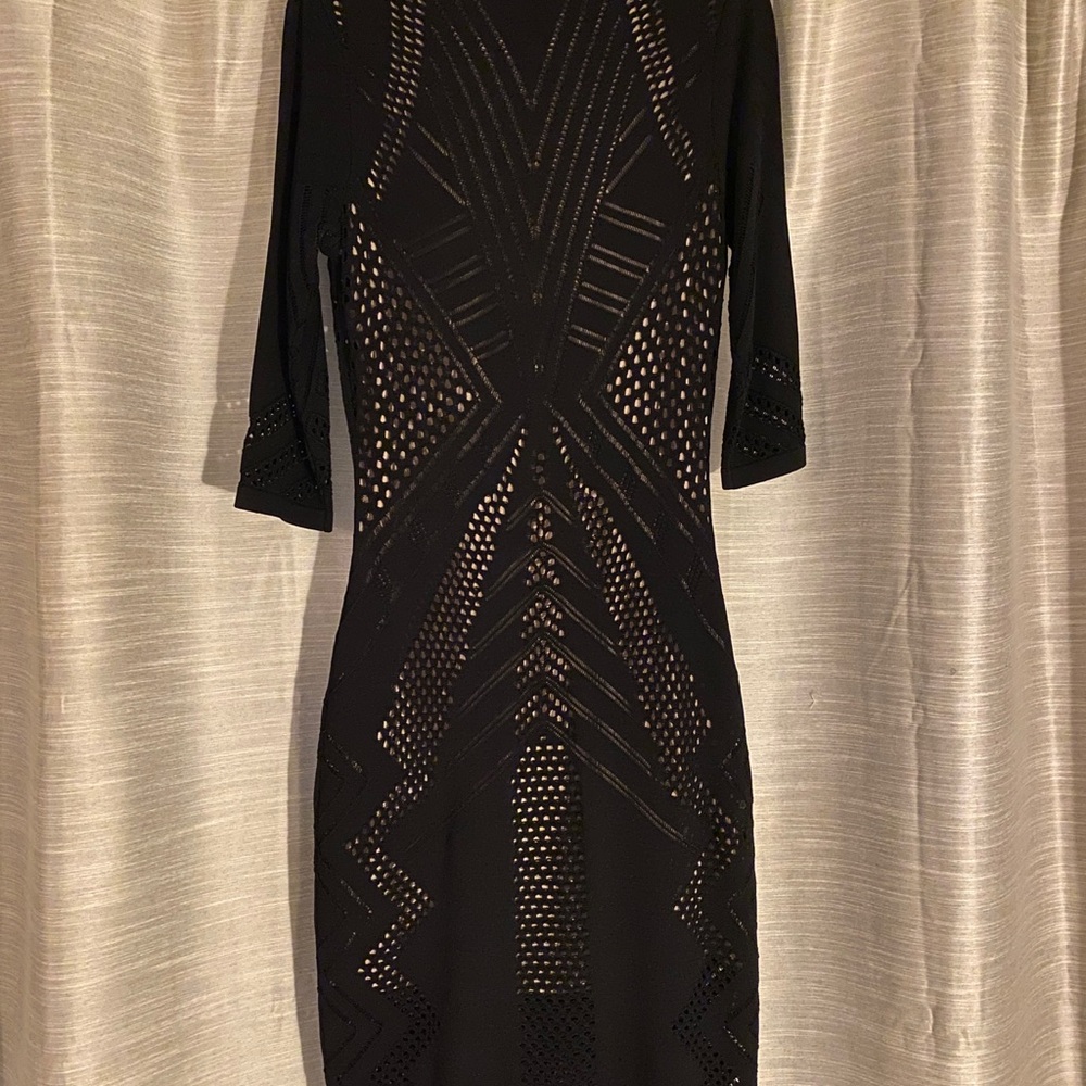Calvin Klein Black & Nude/Tan Dress - Picture 5 of 5